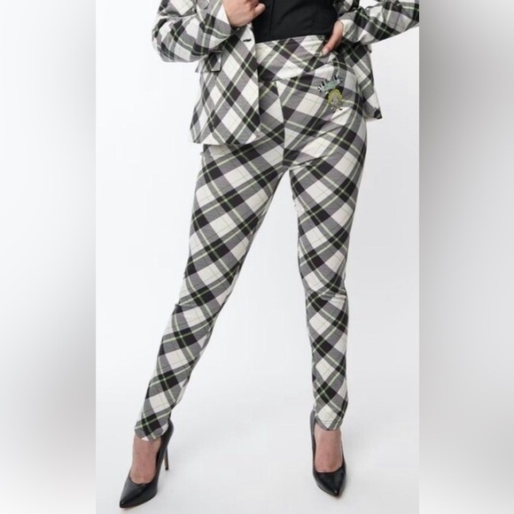 Unique Vintage Pants - BeetleJuice X Unique Vintage  Leggings Size 10-12